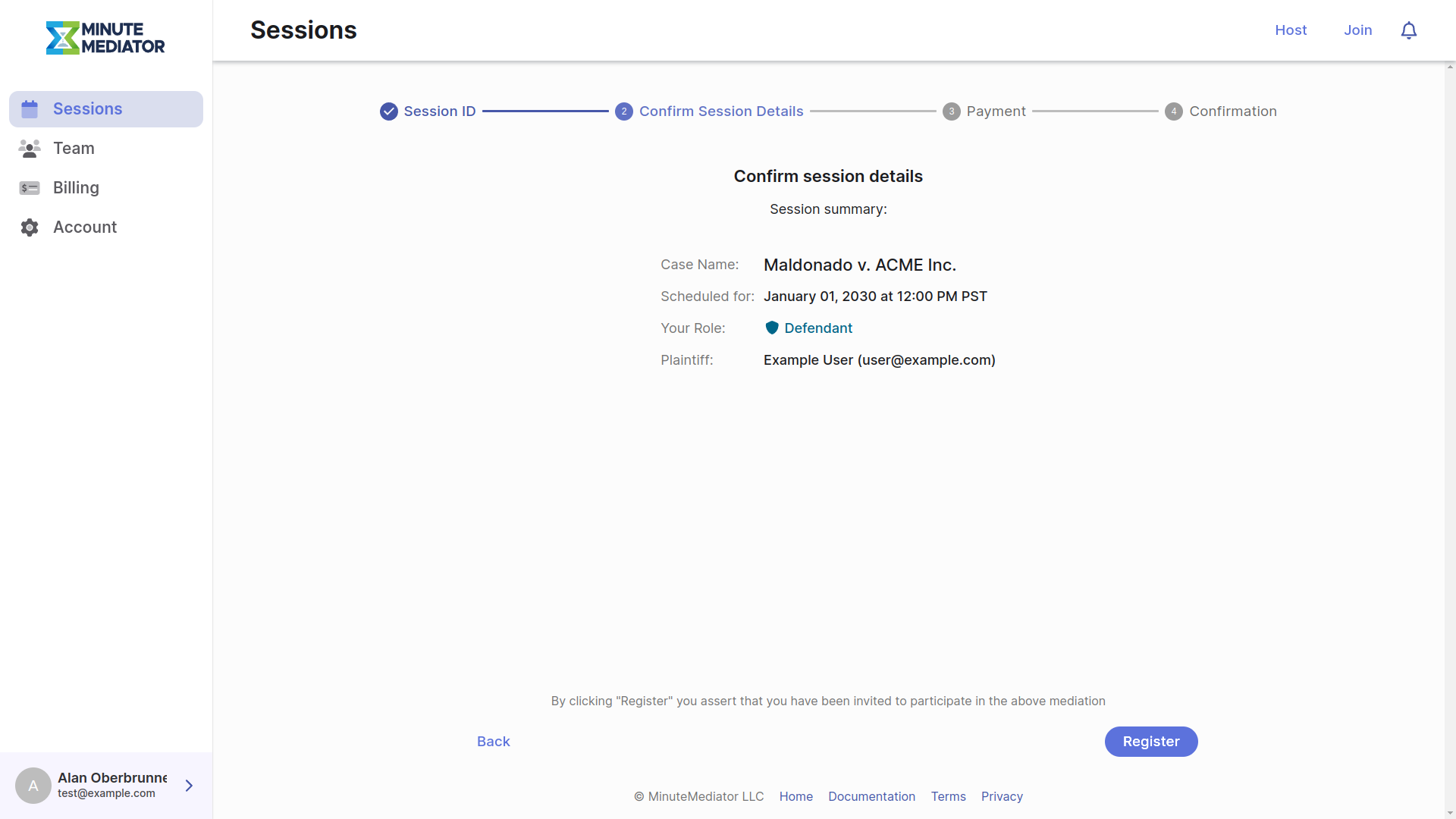 Confirm Session Join
